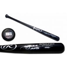 Jeff Bagwell signed Rawlings Baseball Bat TriStar authenticated
